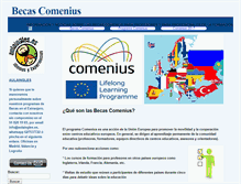 Tablet Screenshot of becascomenius.net